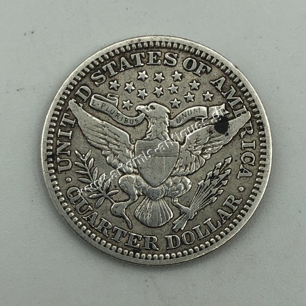 25 Cents 1909 Barber Quarter