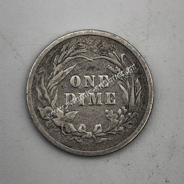 10 Cents 1899 Barber Dime 2