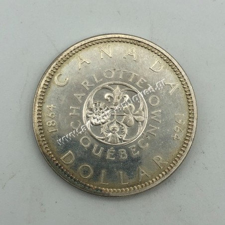 1 Dollar 1964 Elizabeth II Καναδάς