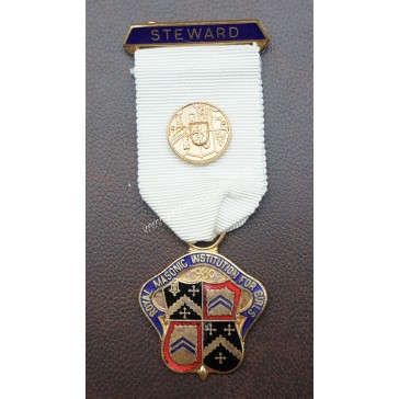 Μασονικό Μετάλλιο STEWARD 1980