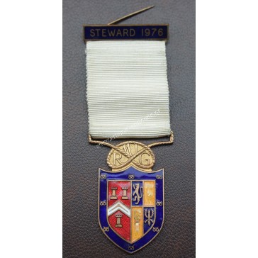 Masonic medal Steward 1976