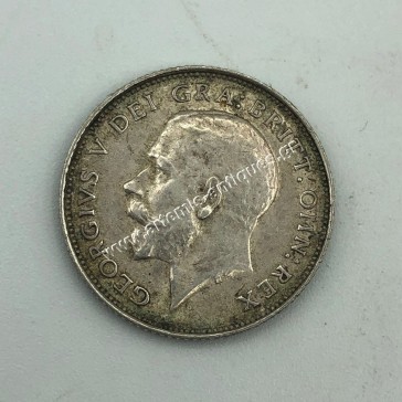 6 Pence 1924 George V Double Strike Obverse Ηνωμένο Βασίλειο