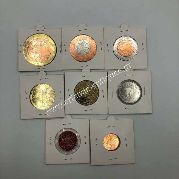 North Pole Coins 2012 English Set Tokens Great Britain
