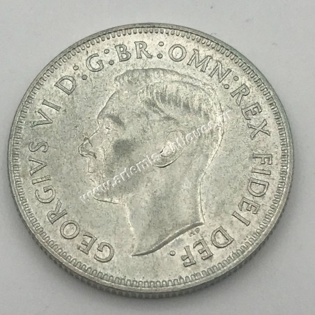 1 Florin 1951 George VI 50 Years of Federation Australia