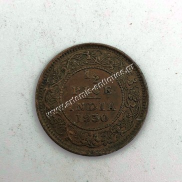 1/2 Pice 1930 George V Ινδία - Βρετανία 2