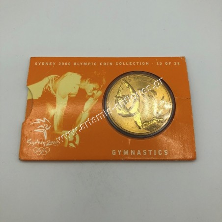 5 Dollars 2000 Elizabeth II Gymnastics Australia