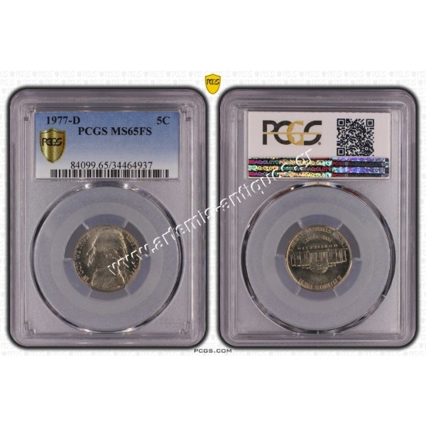 5 Cents 1977 D PCGS MS65FS
