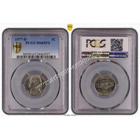 5 Cents 1977 D PCGS MS65FS