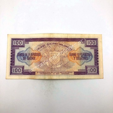 100 Francs 1982 Burundi 2