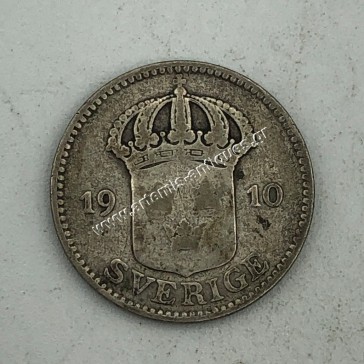 25 Ore 1910 Gustaf V Μεγάλη Κορώνα Σουηδία