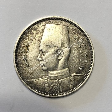 5 Qirsh 1358/1939 Farouk Αίγυπτος