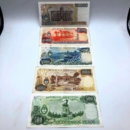 500 - 50000 Pesos 1972-1979 Argentina