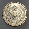 1/2 Mark 1906 D Wilhelm II Γερμανία