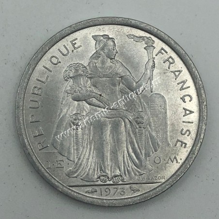 2 Francs 1973 BU Γαλλική Πολυνησία