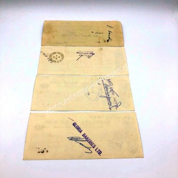 Barclays Bank D.C.O Dar-Es-Salaam Checks 1946 and 1962 2