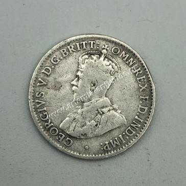 3 Pence 1911 George V Αυστραλία