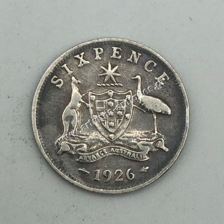 6 Pence 1926 George V Australia