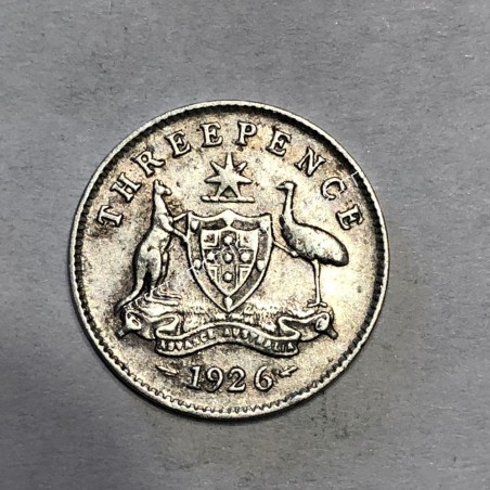 3 Pence 1926 George V Αυστραλία
