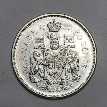 50 Cents 1965 Elizabeth II Καναδάς 2