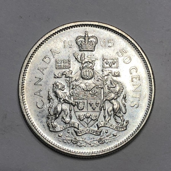 50 Cents 1965 Elizabeth II Καναδάς