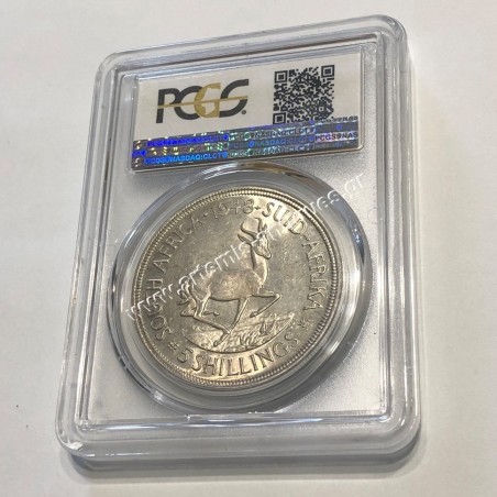 5 Shillings 1948 George V PCGS MS 63 Νότιος Αφρική