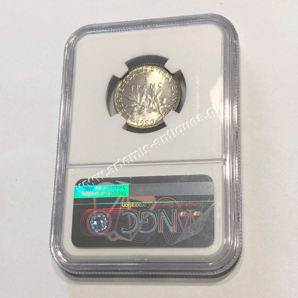 1 Franc 1920 Republic NGC MS 62 Γαλλία