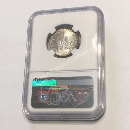 1 Franc 1920 Republic NGC MS 62 Γαλλία