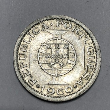 5 Escudos 1960 Portuguese Mozambique 2