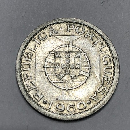 5 Escudos 1960 Portuguese Mozambique