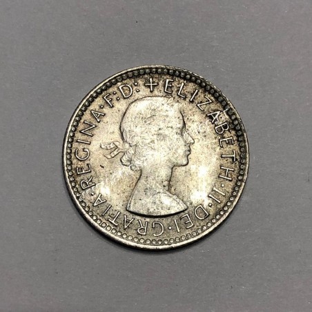 6 Pence 1963 Elizabeth II BU Αυστραλία