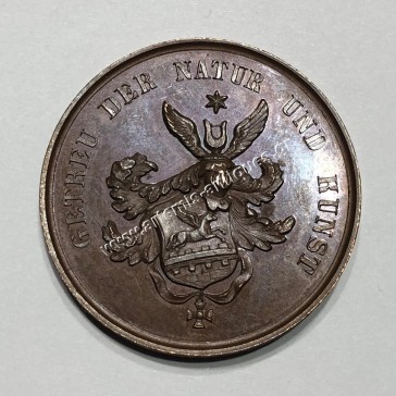 Carl Friedrich Zelter 1831 Bronze Medal XF-AU 2