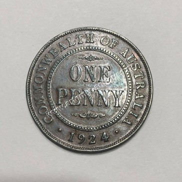 1 Penny 1924 George V Αυστραλία 2