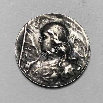 Joan of Arc Silver Medal Early 1900