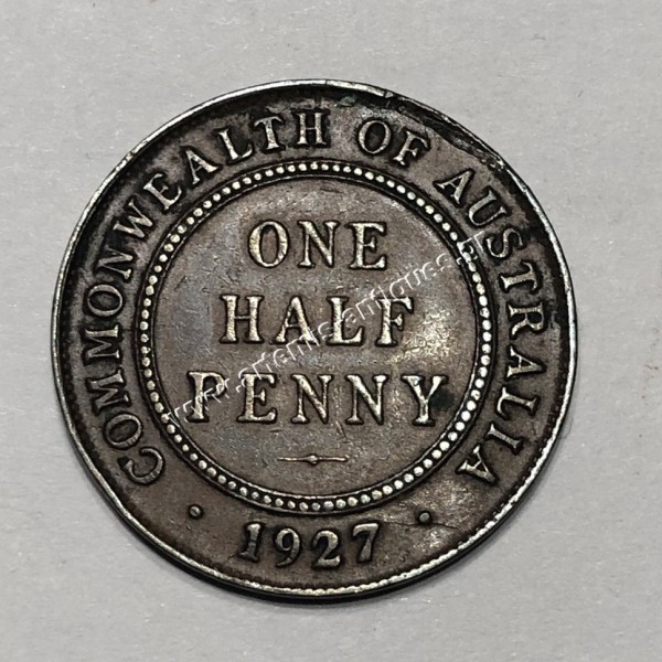 1/2 Penny 1927 George V Αυστραλία