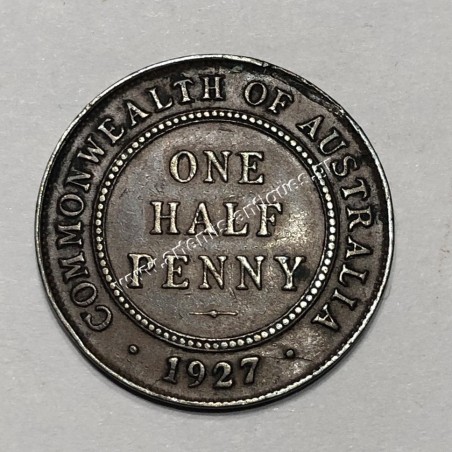 1/2 Penny 1927 George V Αυστραλία