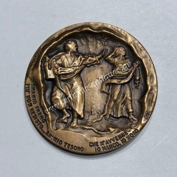 Claudio Monteverdi Cremona 1567 Venezia 1643 Bronze Medal 2