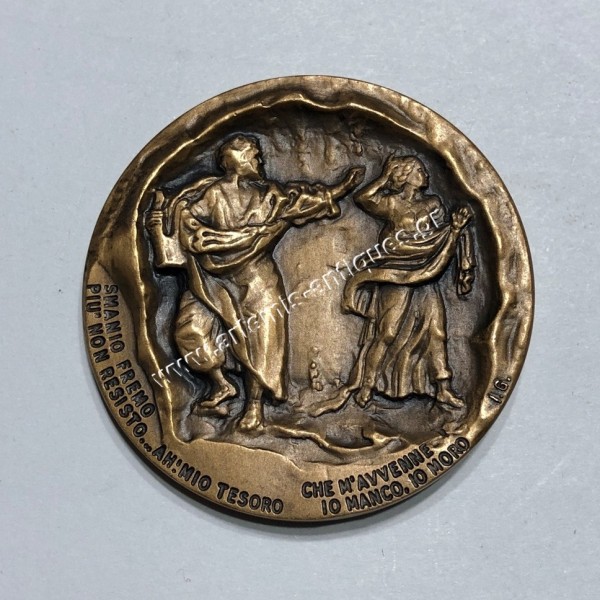 Claudio Monteverdi Cremona 1567 Venezia 1643 Bronze Medal