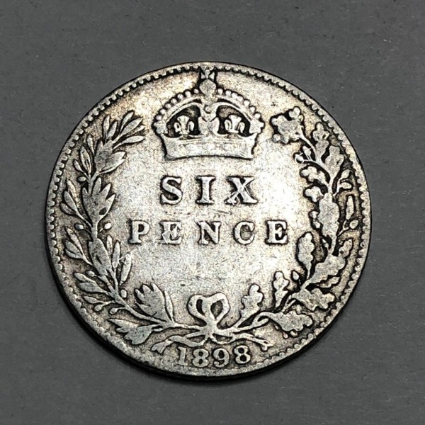 6 Pence 1898 Victoria United Kingdom