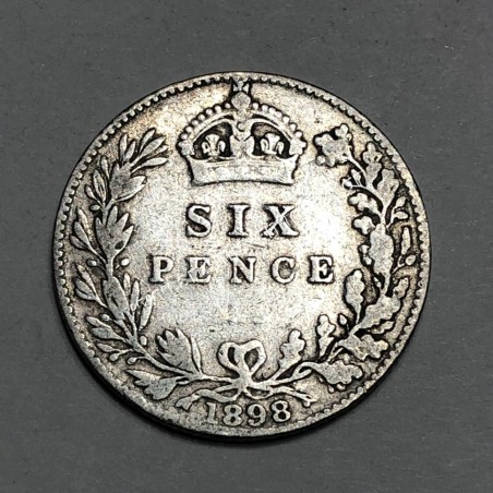 6 Pence 1898 Victoria Ηνωμένο Βασίλειο