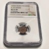 Polushka 1858 EM NGC MS 61 BN Plain Border Alexander II Russia