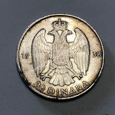 20 Dinara 1938 Petar II Γιουγκοσλαβία