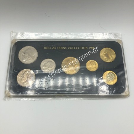Πλήρης Σειρά Νομισμάτων 1986 UNC-BU