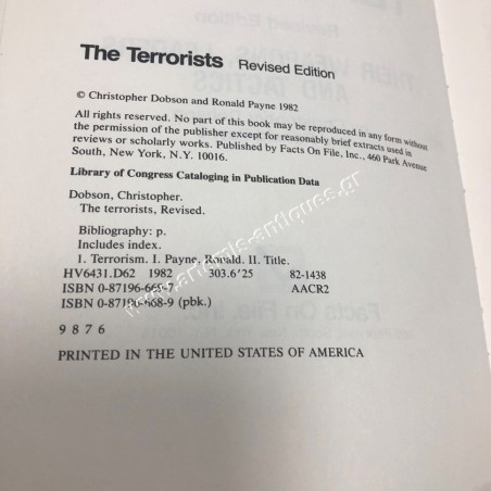 The Terrorists Their Weapon , Leaders and Tactics Revised Edition 1992