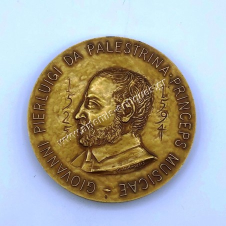 Giovanni Pierluigi da Palestrina 1525-1594 Bronze Medal