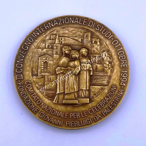Giovanni Pierluigi da Palestrina 1525-1594 Bronze Medal