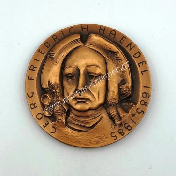 Georg Friedrich Haendel 1685-1985 Bronze Commemorative Medal