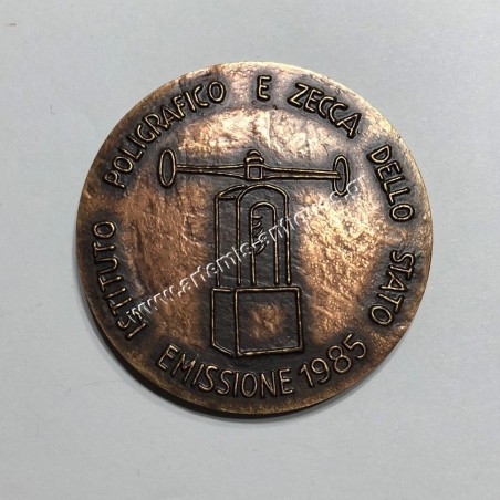 Istituto Poligrafico e Zecca dello Stato Emissione 1985 Anno Europeo della Musica medal by Greco