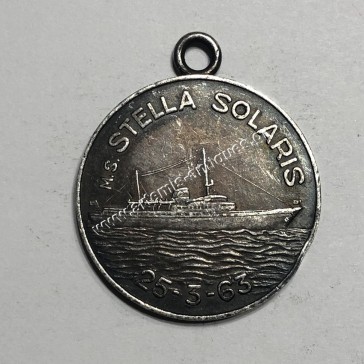 Stella Solaris Odyssey Cruises Sun Line 25/3/1963 Silver Medal