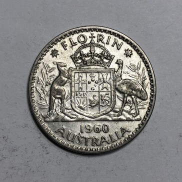 1 Florin 1960 Elizabeth II UNC Australia 2