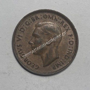 1/2 Penny 1948 George VI UNC Australia